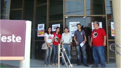 Greve dos bancários - Foto Sindicato dos Bancários