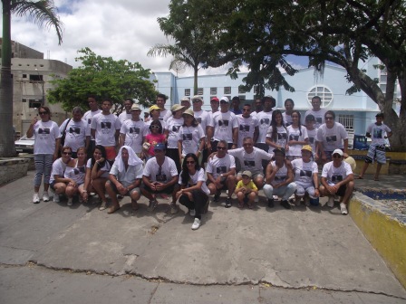 caminhada projeto fonte de agua limpa
