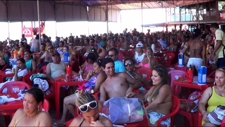 Barraca de praia - Porto Seguro (Foto: Namidia Comunicação)