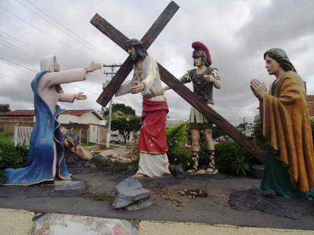 4ª Estação - Jesus encontra com Maria, sua mãe
