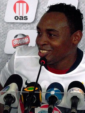 Obina quer deixar apelidos para trás e entrar para ahistória do Bahia (Foto: Divulgação / E.C. Bahia).