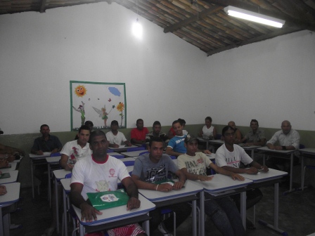 Alunos do curso de arbitragem (Foto: Iguaí Mix)