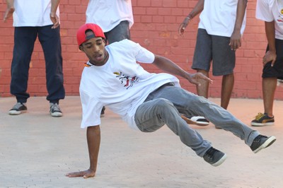 Alunos da Escola Parque participam do concurso de Hip Hop em Brasília(Foto: Mateus Pereira/GOVBA)
