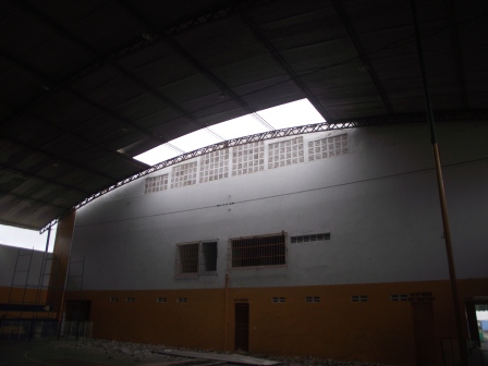 Ginásio de Esportes de Iguaí está sendo reformado (Foto Iguaí Mix)