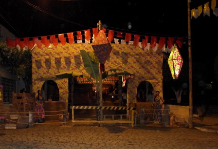 Decoração junina de Ibicuí (Foto: Iguaí Mix)