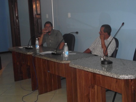 Vereadores Nenê de Marotinho e Kiko do Rio Preto (Foto: Iguaí Mix)