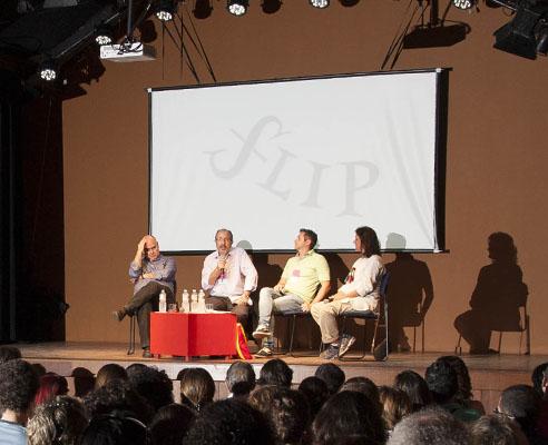 Renato Lessa, José Castilho, Bernadete Passos (Foto: Ascom / FLIP)