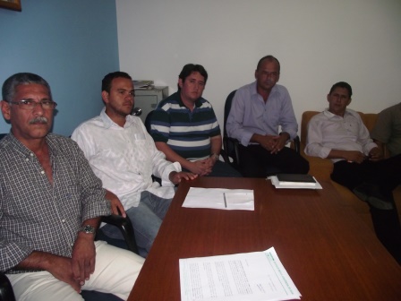 Murilo Veiga prometeu, em reunião, apoio ao Somai (Foto: Iguai Mix)