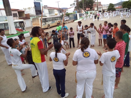 Esta é a primeira oficina de capoeira realizada no município (Foto: Iguaí Mix)