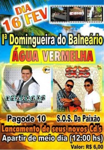 Festa No Balneário Água Vermelha