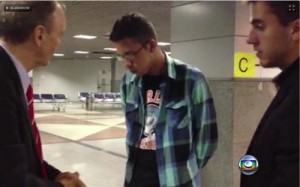 preso que atirou rojão em cinegrafista da band
