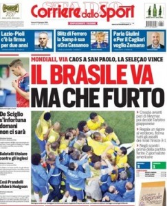 (Foto: Reprodução/Corriere dello Sport)
