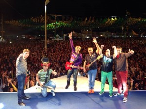 Roupa Nova registrou o show em Poções  (Foto: Facebook)