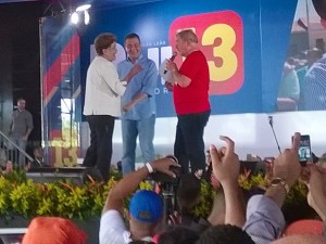 Convenção do PT na Bahia teve presenças de Lula e Dilma (Foto: Henrique Mendes/G1)