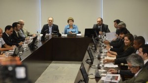 Dilma se reúne com representantes do Bom Senso FC (Foto: Valter Campanato/Agência Brasil)