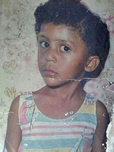 Cícero Pereira Batista, de Brasília,  quando criança (Foto: Cícero Pereira/Arquivo Pessoal)