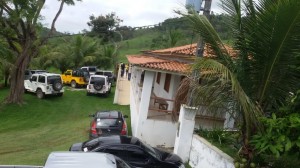 Integrantes do Clube do Jeep em um hotel fazenda de Iguaí (Foto: Nelo Ferrari)
