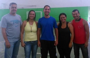 Professores de Educação Física coordenaram o Intercolegial (Foto: Iguaí Mix)