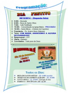 Programação Padroeira_Canaã