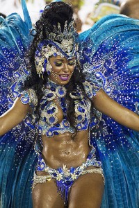 Raíssa de Oliveira, rainha da bateria da Beija-Flor -(Foto: Mauro Pimentel/VEJA.com)