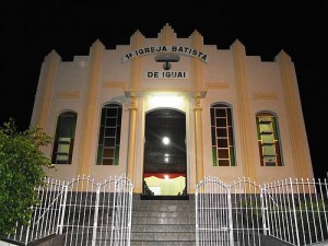 Primeira Igreja Batista de Iguaí (Foto: Arquivo/Iguaí Mix)