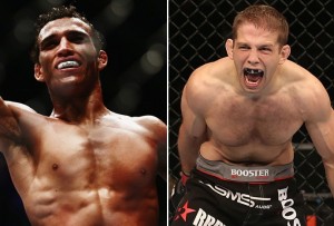 Charles Oliveira e Nik Lentz voltarão (Foto: Editoria de Arte)