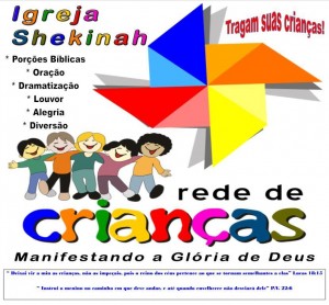 Cartaz 3X4 Quadro Rede de Crianças