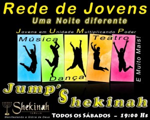 Panfleto Rede Jump'Shekinah - Todos os Sábados