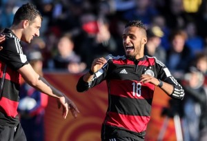Mukhtar (camisa 18) tem quatro gols no Mundial Sub-20 (Foto: Getty Images)