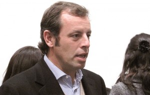 Sandro Rosell foi dirigente de empresa patrocinadora da seleção brasileira (Foto: Thiago Dias)