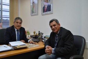 Deputado Estadual Rosemberg Pinto e o Coordenador Regional da ADAB, Rony Moitinho (Foto: Divulgação)