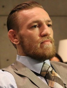 Conor McGregor não poupou seu último algoz, Joe Duffy, peso-leve do UFC (Foto: Evelyn Rodrigues)