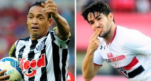Ricardo Oliveira e Alexandre Pato são duas das atrações do jogo desta quarta, a partir das 22h (Fotos: Agência Estado)