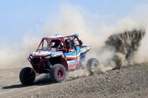 Bruno Varela mostra sua velocidade no UTV  (Foto: André Rocha)
