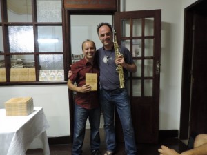 Cacau Novaes e Jam Rweski (Foto: Iguaí Mix)