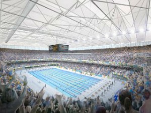 Estádio Olímpico de Esportes Aquáticos (Foto: Divulgação)