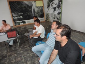 Reunião com o Inema discutiu problema ambientais em Iguaí (Foto: Iguaí Mix)