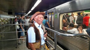 Zé de Tito no Metrô (Foto: Reprodução / Facebook)