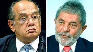 Gilmar Mendes e Lula (Foto: Reprodução / Amo Direito)