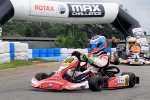O kart de Thiago Oliveira está bem acertado  (Foto: Luiz Pinheiro/Divulgação)