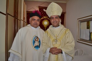 Monsenhor Carvalho e Dom Estevam (Foto: Liberdade FM)