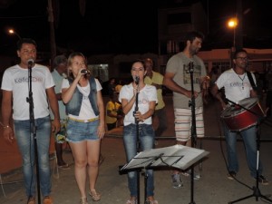 Banda Kefas Dei animou o evento com muito forró (Foto: Iguaí Mix)