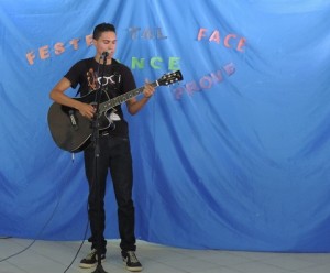 Marcos Vinicius, 3º ano A, vencedor do Face  (Foto: Iguaí Mix)