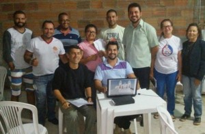 Participantes da reunião pela recuperação da BA 262 (Foto: Divulgação)