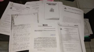 Documentos solicitados pelo MUDI (Foto: Ascom / MUDI)