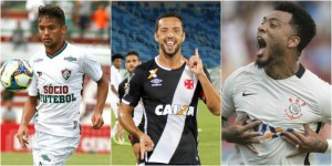 (Foto: Carlos Gregório Jr/Vasco; Nelson Perez/Fluminense; Divulgação/Corinthians)